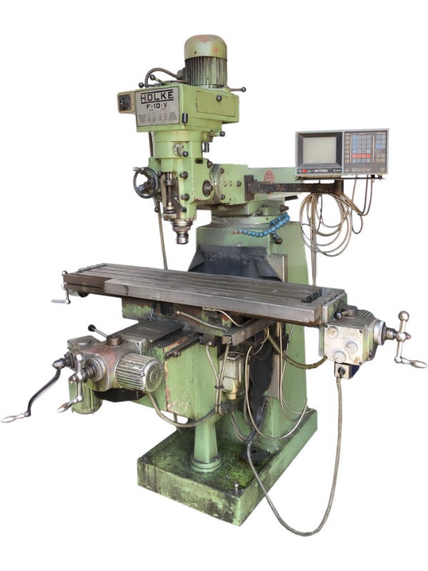 Fresadora de torreta Holke con visualizador